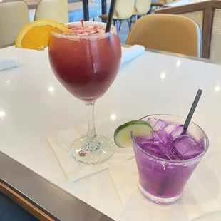 Sangría and Tequila mixed drink