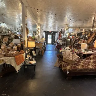 View from inside shop