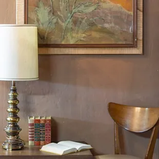 Staged area for a nice little read