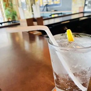 Bendy straw!