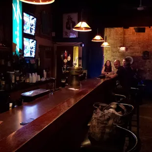 On a Monday night it&apos;s a classy place to meet friends and talk. Good bartender who understands a whisky drinker.