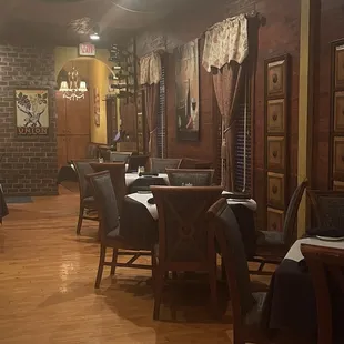Inside the restaurant