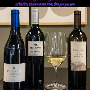 Saturday wine tasting