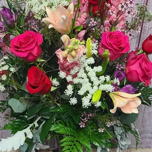 A Touch of Heaven flower arrangement for Mother's Day.