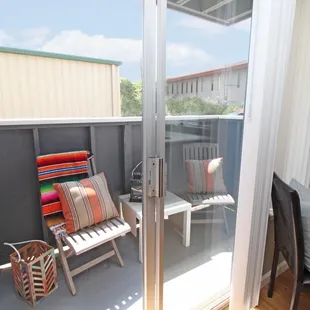 Relax on your private patio or balcony
