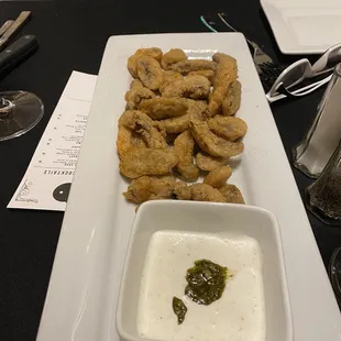 Fried mushrooms are a complete level above any fried mushrooms you've ever had!