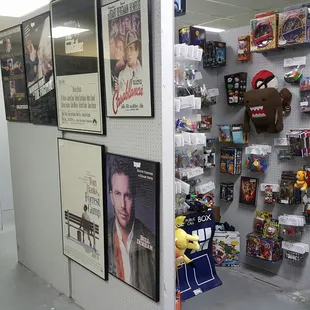 Movie posters and a glimpse of an awesome booth