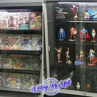 Comics and statues