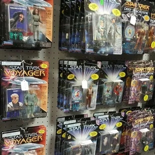 Star Trek collectibles, Playmates from the 90s and more.