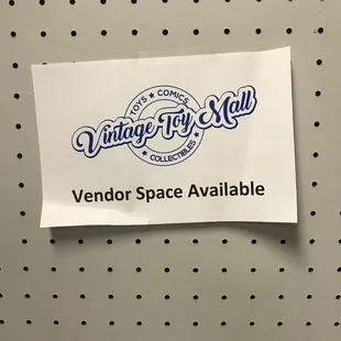 Booths available