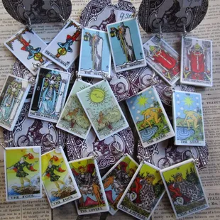 Tarot Card Earrings