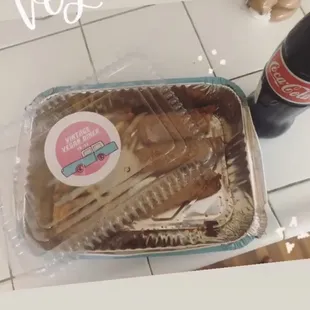 Chicken Tenders and Fries with a Coke