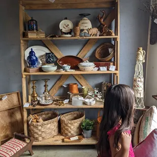 Antiquing with my oldest