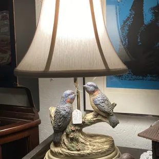 Beautiful bird lamp