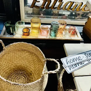 I love that tray of glasses! What a beaut!