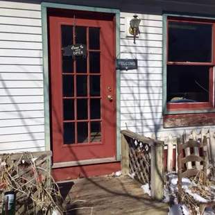 The outside cottage? thing with more antiques inside!