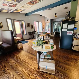a view of the dining room
