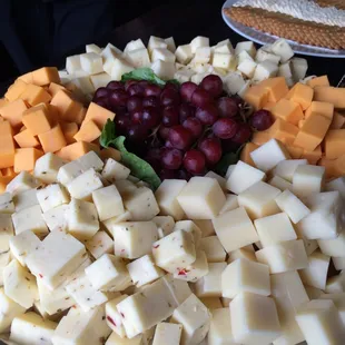 Cheeses for wedding party.