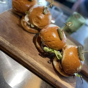 Vintage Smash Burger Sliders