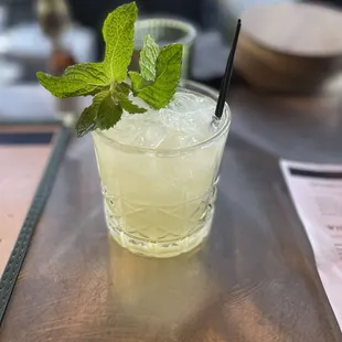 A Mezcal drink