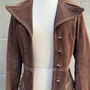 Brown 1970's suede jacket