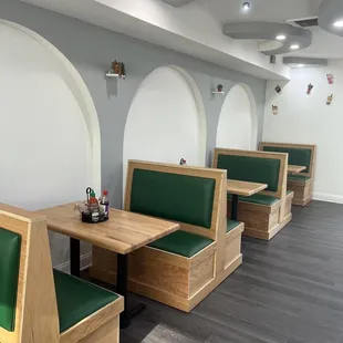 upstairs booths