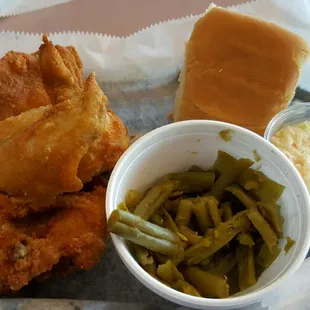 Broasted Chicken dinner