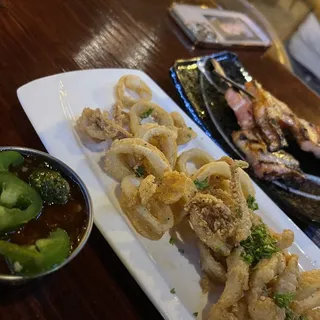 Calamari with Sweet and Chili Sauce