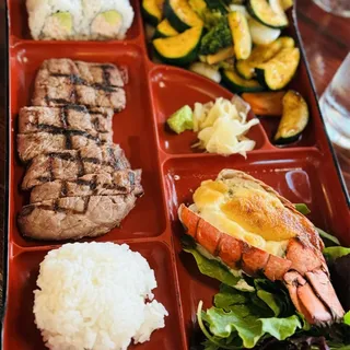 Lobster and Steak Bento Box