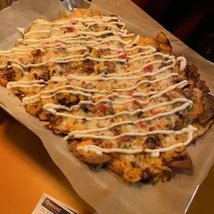 Pork nachos
