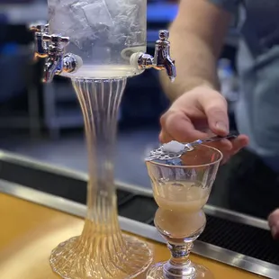 Absinthe.  Fun to experience.