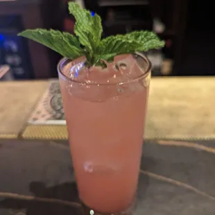 A signature cocktail, &quot;So Fresh And So Clean&quot;