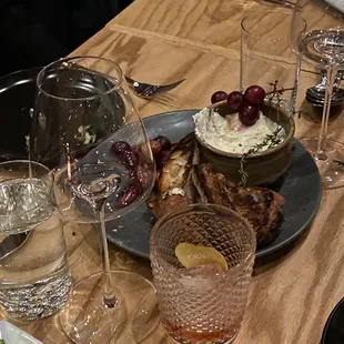 Delicious warm ricotta