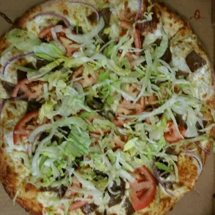 Gyro pizza