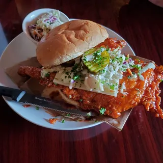 Fried Chicken Sandwich Lunch