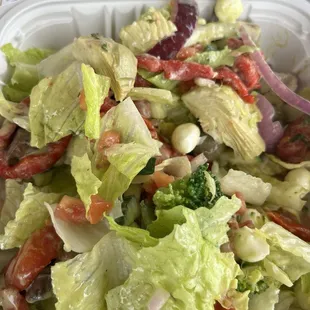 Salad  YUMMY fresh. Great mushrooms