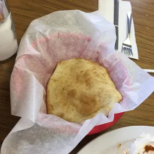 Sopapilla included w/ lunch order