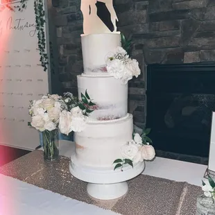a wedding cake