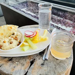 Hummus and Spicy Getaway cocktail