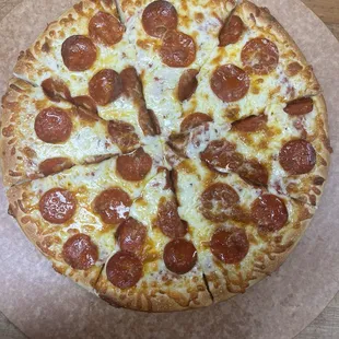 Pepperoni pizza