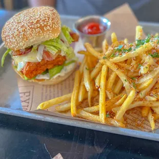 Hot Chicken Sandwich 8/22
