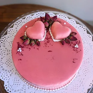 Strawberry mousse cake