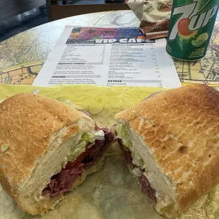 My yummy pastrami sandwich on Dutch crunch