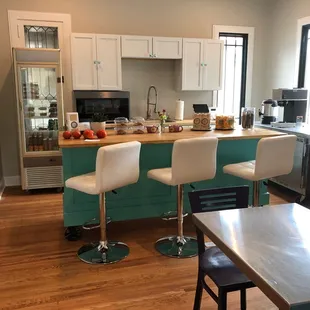 The Cafe is open for seating and ordering food from our Culinary Chef.