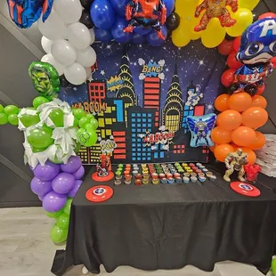 Suphero event set up