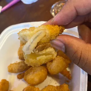 Uncleaned Fried Shrimp Basket waste of money