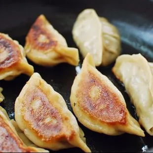 Shrimp gyoza available at our deli menu