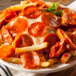 Pizza fries also available