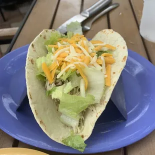 Chicken taco