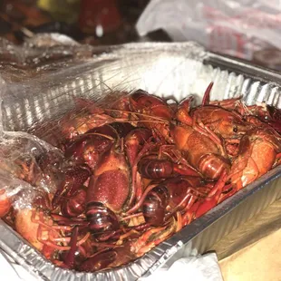 Not so spicy crawfish